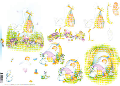 knipvellen/hobbypost/doe maar/DM ooievaar baby  11-055-063.jpg